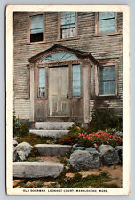 Old Doorway Lookout Court Marblehead Massachusetts MA 1913 Postcard picture