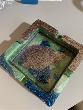 homemade resin ashtray picture