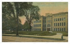 Toledo Ohio 1912 High School Postcard Building Standard Postcard picture