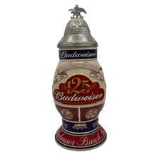 Anheuser Busch Budweiser 125th Anniversary Stein “A Tradition Of Brewing CS496 picture