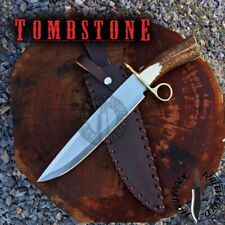 Tombstone Ring Guard Handmade Bowie Ike / Billy Clanton Movie Replica Knife 15'' picture
