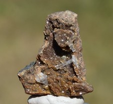 Gypsum 17 grams - Salsigne mine, Salsigne, Aude, Occitanie, France picture