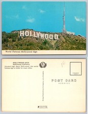 Hollywood Sign Los Angeles California Postcard picture