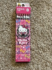 Mitsubishi Japan Hello Kitty Hexagonal B Pencil Set Retro 2013 - UNUSED RARE  picture