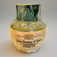 John Dewar & Sons To Her Majesty The Queen Doulton Lambeth Water Pitcher Jug  picture