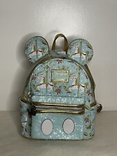 Loungefly Disney Mickey's Main Attraction King Arthur Carousel Backpack Preowned picture