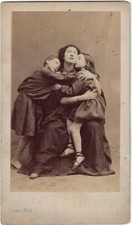 Original photo cdv c1860 Ristori Adelaide Italian actress theater Paris Usa.. picture
