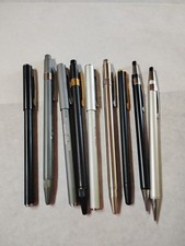 Vtg Autopoint Advertising Lot Of 6 Pens/2 Pencils/1 Pointer Working-see Photos picture
