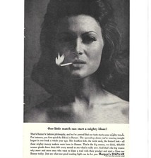 Harper's Bazaar Advertisement 1960s Vintage Print Ad 9 inch Tall picture