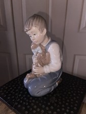 Lladro Forever Friends #1127 Boy with Puppy Dog picture