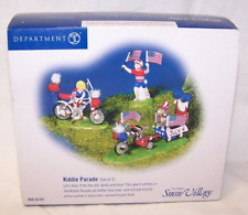 Dept. 56 Kiddie Parade 4th of July Set of 3 Independence Day Retired 2004 55181 picture