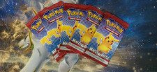 2022 Pokemon TCG McDonald's Happy Meal Match Battle 4 card pack - 5 pack lot picture