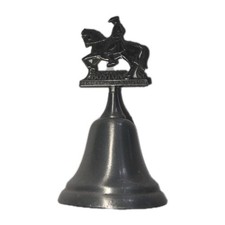 Boston Souvenir PAUL REVERE RIDING HORSE Pewter Bell 1735-1818 4