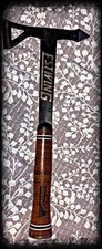 Vintage ESTWING Leather-Handle Hammer / Hatchet – USA Made – Solid & Heavy Duty picture