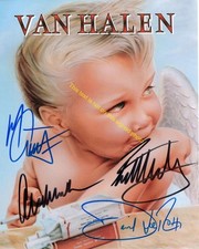 Van Halen Band Eddie Van Halen Signed Autograph 8x10 Photo Rock Music HD124 picture