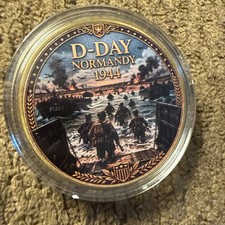 NEW For 2026 “D Day” 1944 Courage, Honor, And Sacrifice Collectible Coin picture