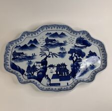 Vintage Bombay Blue and White Chinese Dish/Platter 14