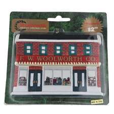 Vintage Woolworth's America's Christmas Store Building Facade Ornament New picture