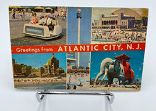 Vtg 1930's - 1940's Atlantic City New Jersey Postcard picture