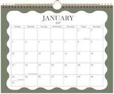 2027 Wall Calendar, 8.5 X 11 Inch Monthly Calendar 2027-2028, Jan 2027-Jun 2028, picture