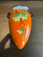 5.50”x 3”  VTG Japan Luster Ware Wall Pocket/Vase NICE MARK. SV picture