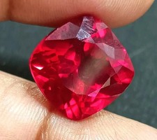 Unheated 10 Ct Natural BURMA Pigeon Blood Red Ruby Certified Loose Gemstone picture