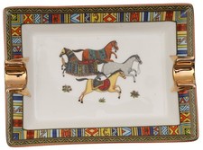 Vintage Hermes Cheval D´ Orient Porcelain ashtray picture