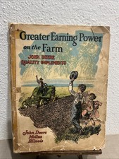 Vintage John Deere Greater Farming Power On The Farm Catalog 1929-32  picture
