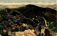 Mount Mitchell Motor Road, Land of the Sky, 1498 Postcard Postcard picture