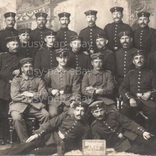 Vintage 1910s RPPC WWI Swiss Army Soldier Group Photo Postcard Switzerland #4 picture