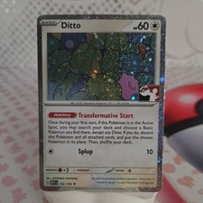 Pokemon TCG - Ditto 132/165 - Prize Pack Series - Stamped Card picture