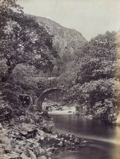 Pont Aberglaslyn (2), North Wales, Original Unmounted Albumen Print picture