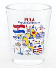 Pula Croatia Great Croatian Cities Collection Shot Glass picture