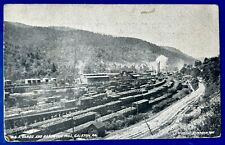 Hardwood Mill. Galeton Pennsylvania. 1907 Vintage Postcard. PA picture