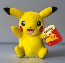 Jazwares Pokemon Pikachu Plush Figure, 8 Inch, Soft Polyester Stuffed Toy, picture