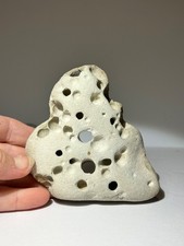 Hag stone natural unique rare holey adder concretion sphere hex fairy mystical picture
