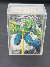 Vintage 1993 Savage Dragon Trading Card Collection Lot w/ Storage Case picture