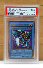 2003 Yu-Gi-Oh MFC Magician's Force 1st Edition #026 Paladin White Dragon PSA 9 picture
