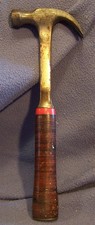 BUCK BROS. Estwing made 16 ounce curved claw hammer Leather Stacked handle picture