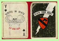 Vietnam War 1st Air Cav Kill Card Death From Above Re-Print 4x6 #1060 picture