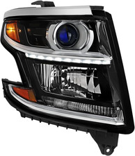LED Jet Black Passenger Right Side Projector Headlight picture