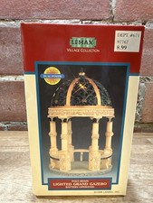 Vintage 1999 Lemax Lighted Grand Gazebo Village Collection NEW IN BOX picture