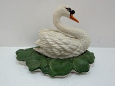 Boehm Swan Figurine Swan of Serenity 40522 Rare Hand Signed and Dated picture