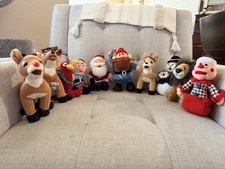 Vintage 1998 1999 Rudolph Stuffins CVS Misfit Toys Beanbag Plush Lot picture