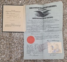 Vintage 1925 US Passport - Philo Stevenson St. Louis Missouri - Visas & Stamps picture
