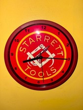 Starrett Precision Tools Calipers Machinist Shop Store Man Cave Bar Wall Clock picture