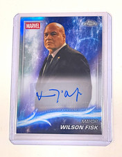 Topps 2025 Marvel Studios Chrome AA-VDO Wilson Fisk Mayor Autograph D'Onofrio picture