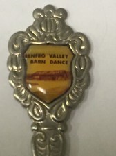 Vintage Souvenir Spoon US Collectible Renfro Valley Barn Dance Kentucky picture