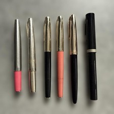 SAILOR PILOT SHEAFFER fountain pen 14K set of 6 sold in bulk picture