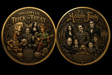 Scooby Doo x The Addams Family Crossover Halloween Commemorative Coin picture